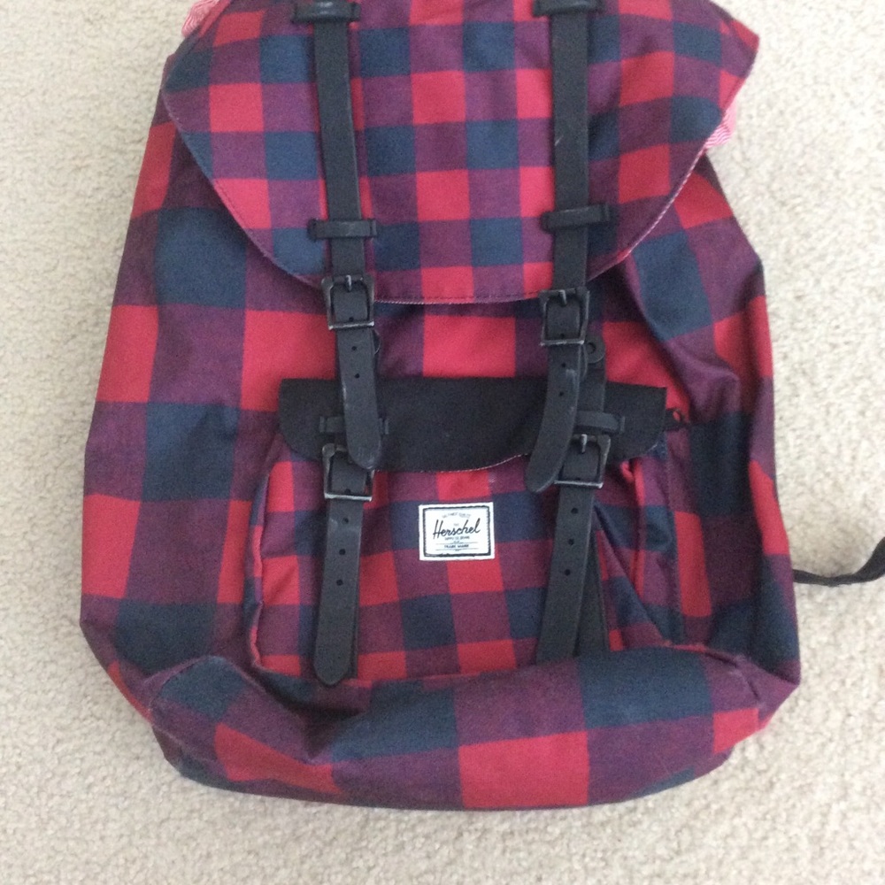 Hershel plaid backpack